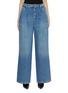 Main View - Click To Enlarge - ARMARIUM - Giorgia Pleated Wide Leg Jeans