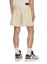 Back View - Click To Enlarge - AMIRI - Palm Tree Cutout Leather Shorts