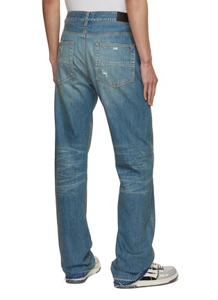 Back View - Click To Enlarge - AMIRI - Released Hem Straight Leg Jeans