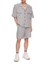 Figure View - Click To Enlarge - AMIRI - Bouclé Tweed Skater Shorts