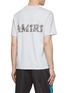 Back View - Click To Enlarge - AMIRI - Baroque Logo Cotton T-Shirt