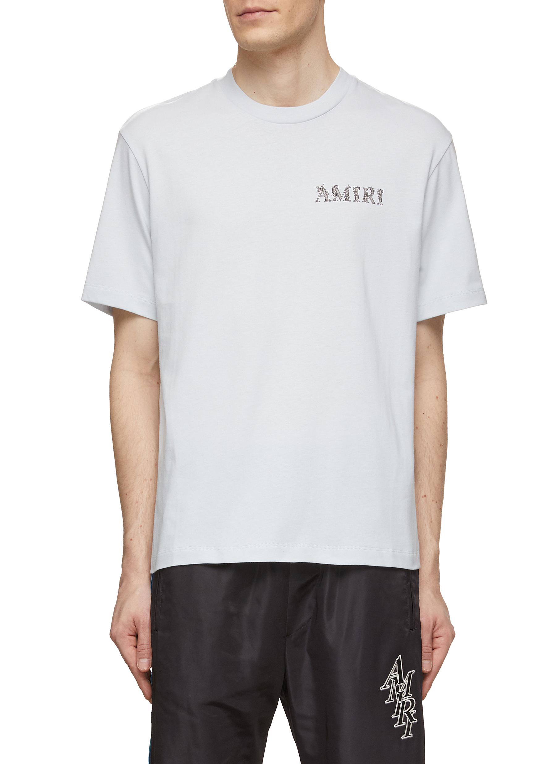 amiri t shirt mens white