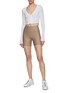 Figure View - Click To Enlarge - ALO YOGA - Ribbed Cropped Whisper Cardigan