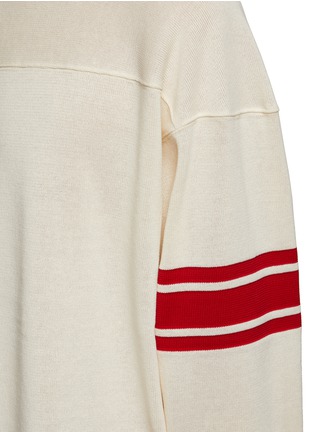  - NANAMICA - Stripe Sleeve Sweater