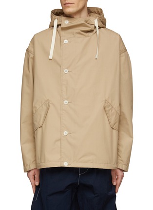 Main View - Click To Enlarge - NANAMICA - Hooded Windproof Jacket