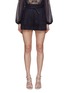 Main View - Click To Enlarge - ZIMMERMANN - Belted High Waisted Shorts