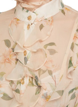  - ZIMMERMANN - Natura Ruffled Silk Mini Dress