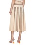 Back View - Click To Enlarge - ZIMMERMANN - Natura Striped Knit Midi Skirt