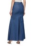 Back View - Click To Enlarge - ZIMMERMANN - Flared Denim Maxi Skirt