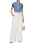 Figure View - Click To Enlarge - ZIMMERMANN - Slouchy Belted Wide Leg Pants