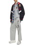 Figure View - Click To Enlarge - DOUBLET - Embroidered Cable Sweatpants