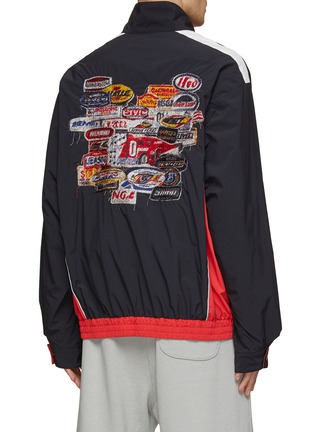 Back View - Click To Enlarge - DOUBLET - AI Racecar Embroidered Patch Track Jacket