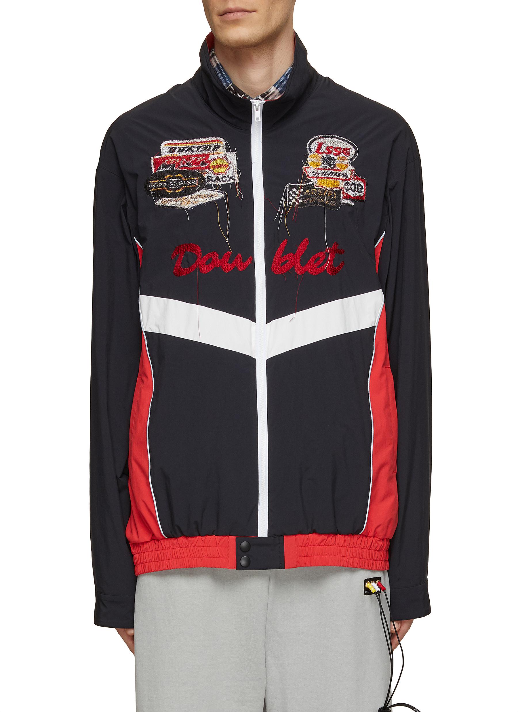 DOUBLET | AI Racecar Embroidered Patch Track Jacket | Men | Lane 