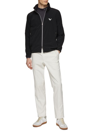 Figure View - Click To Enlarge - SOUTHCAPE - Zip Up Striped Windbreaker