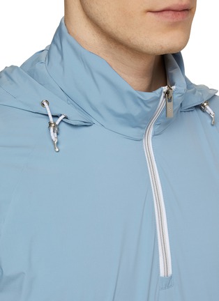 Detail View - Click To Enlarge - SOUTHCAPE - Mock Neck Half Zip Anorak Jacket