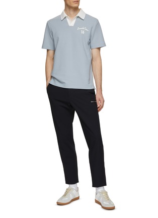 Figure View - Click To Enlarge - SOUTHCAPE - Logo Embroidered Polo Shirt