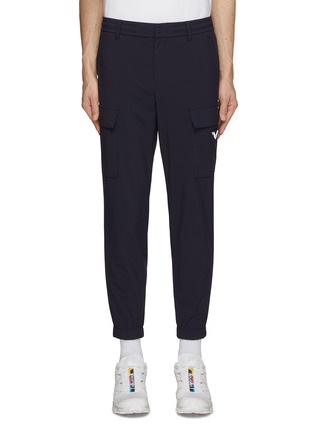 Main View - Click To Enlarge - SOUTHCAPE - Tapered Art Logo Cargo Jogger Pants