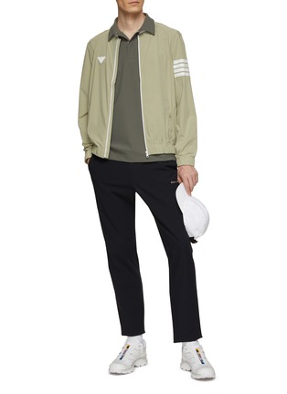 Figure View - Click To Enlarge - SOUTHCAPE - Contrast Detailing Full Zip Jacket