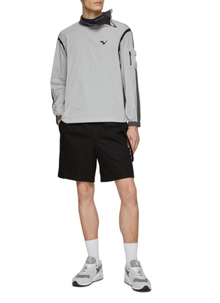 Figure View - Click To Enlarge - SOUTHCAPE - Mock Neck Windbreaker Anorak