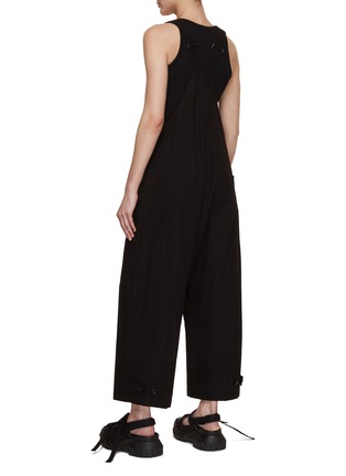 Back View - Click To Enlarge - Y'S - Adjustable Strap Cotton Overalls