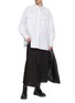 Figure View - Click To Enlarge - Y'S - Belted Linen Pants