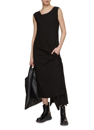 Figure View - Click To Enlarge - Y'S - Tie Detail Dress