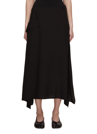 Main View - Click To Enlarge - Y'S - Right Pocket Asymmetrical Skirt