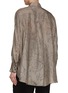Back View - Click To Enlarge - BRUNELLO CUCINELLI - Floral Print Silk Blouse