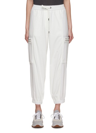 Main View - Click To Enlarge - BRUNELLO CUCINELLI - Drawstring Cargo Joggers