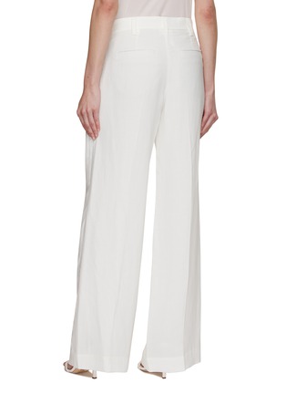 Back View - Click To Enlarge - BRUNELLO CUCINELLI - Pleated Front Tailored Pants