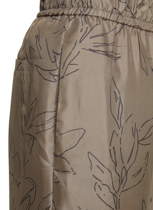  - BRUNELLO CUCINELLI - Floral Print Silk Pants