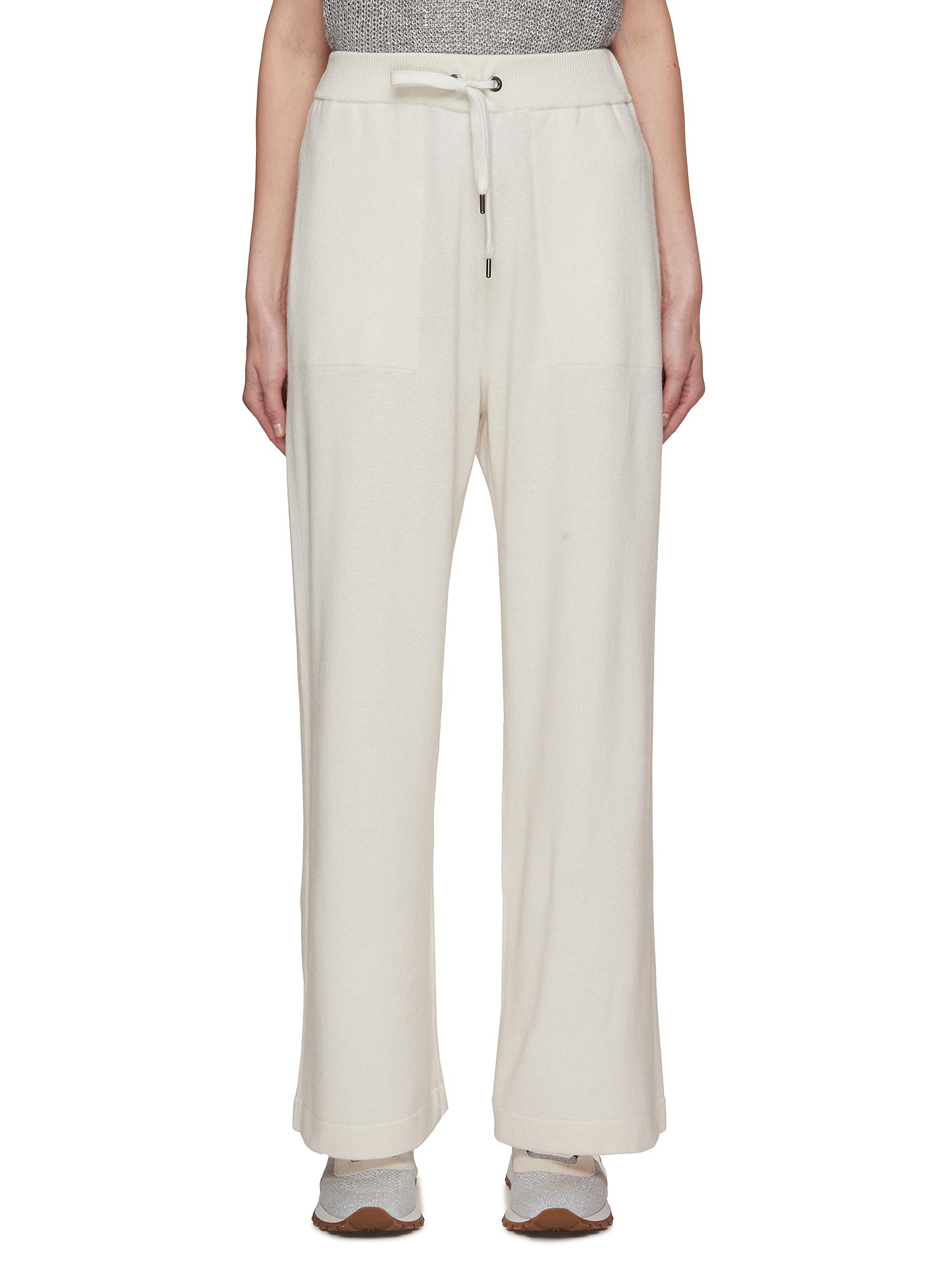 Pants - White cashmere pants