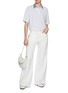 Figure View - Click To Enlarge - BRUNELLO CUCINELLI - Full Monili Collar Cotton Piqué Polo Shirt