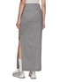 Back View - Click To Enlarge - BRUNELLO CUCINELLI - Pleated Wool Blend Maxi Skirt
