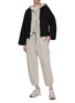 Figure View - Click To Enlarge - BRUNELLO CUCINELLI - Monili Embellished Cotton Jogger Pants