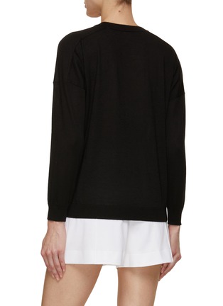 Back View - Click To Enlarge - BRUNELLO CUCINELLI - Monile Cashmere Silk Knit Top