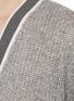  - BRUNELLO CUCINELLI - Contrast Trim Sequin Knitted Top
