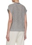 Back View - Click To Enlarge - BRUNELLO CUCINELLI - Contrast Trim Sequin Knitted Top