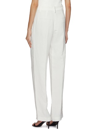 Back View - Click To Enlarge - BRUNELLO CUCINELLI - Corset Straight Leg Pants