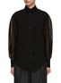Main View - Click To Enlarge - BRUNELLO CUCINELLI - Round Sheer Shirt