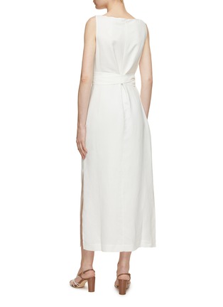 Back View - Click To Enlarge - BRUNELLO CUCINELLI - Belted Dress