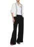 Figure View - Click To Enlarge - BRUNELLO CUCINELLI - Contrast Trim Cable Knitted Cardigan