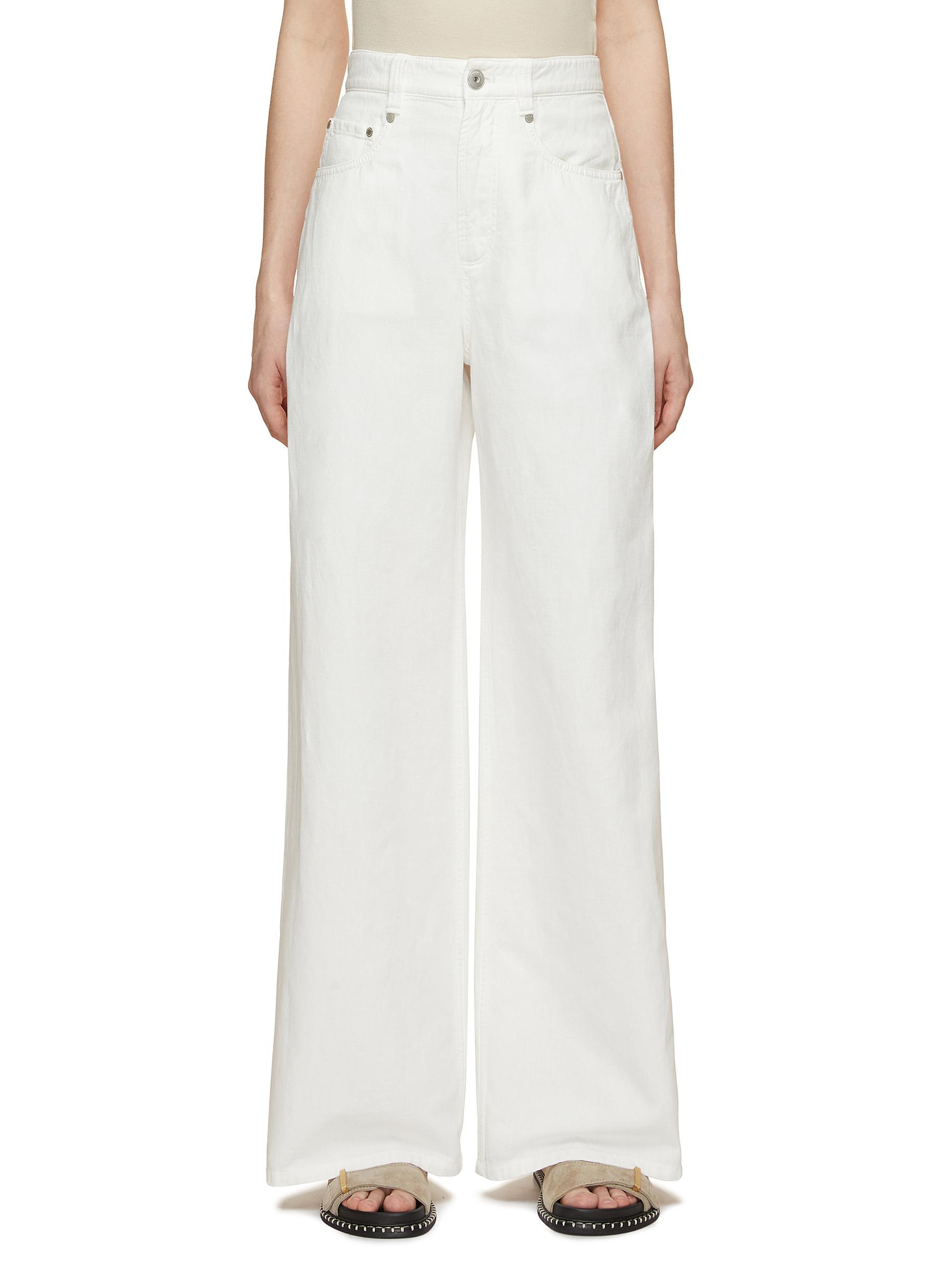 BRUNELLO CUCINELLI | Garment Dyed Denim Pants | Women | Lane Crawford