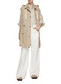 Figure View - Click To Enlarge - BRUNELLO CUCINELLI - Hooded Linen Vest