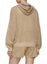 Back View - Click To Enlarge - BRUNELLO CUCINELLI - Drawstring Hood Knited Jacket