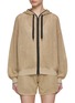 Main View - Click To Enlarge - BRUNELLO CUCINELLI - Drawstring Hood Knited Jacket