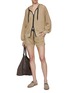 Figure View - Click To Enlarge - BRUNELLO CUCINELLI - Drawstring Hood Knited Jacket