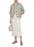 Figure View - Click To Enlarge - BRUNELLO CUCINELLI - Pinstriped Sheer Shirt