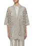 Main View - Click To Enlarge - BRUNELLO CUCINELLI - Jute Net Knit Cardigan