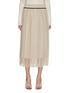 Main View - Click To Enlarge - BRUNELLO CUCINELLI - Layered Silk Chiffon Pleated Skirt